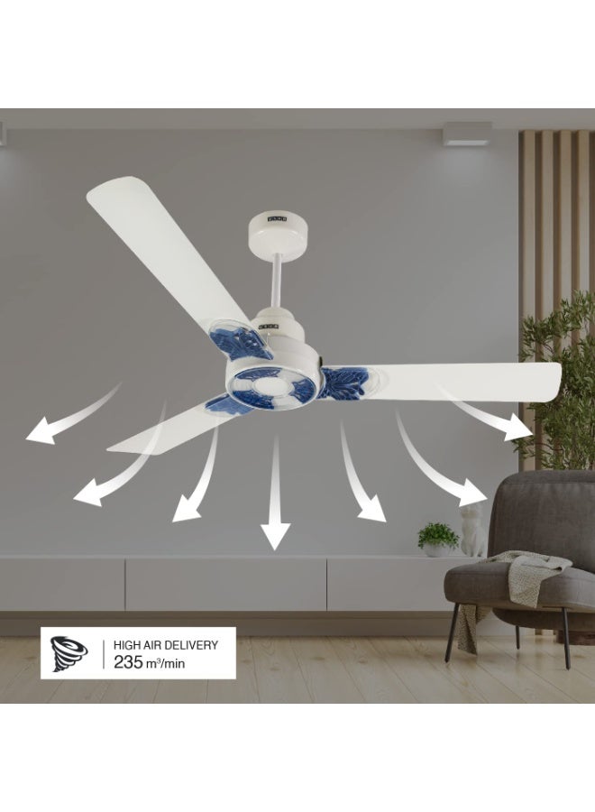 أوشا USHA Onio Kappa Beta 1200MM BLDC 5 Star Energy Efflicient, Dust & Oil Resistant Ceiling Fan (White) - Image 3